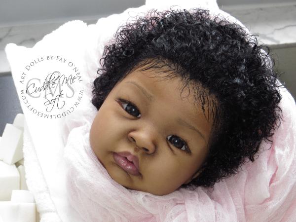 AA / Ethnic Reborn Baby Girl for sale