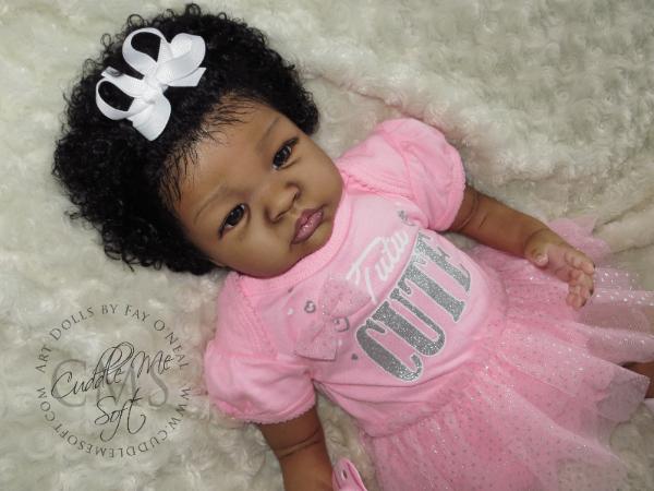 AA / Ethnic Reborn Baby Girl for adoption