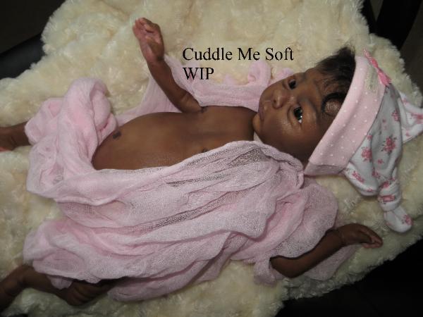 AA / Ethnic Reborn Baby Girl For Sale Clara Kit by Toby Morgan