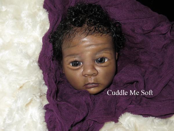 AA / Ethnic Reborn Baby Girl For Sale Clara Kit by Toby Morgan