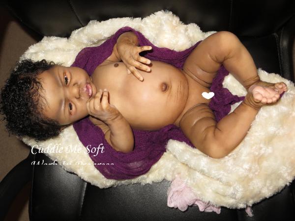 AA / Ethnic Reborn Baby Girl for sale - Esme by Laura Lee Eagles
