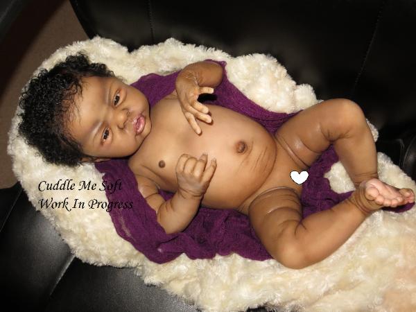 AA / Ethnic Reborn Baby Girl for sale - Esme by Laura Lee Eagles
