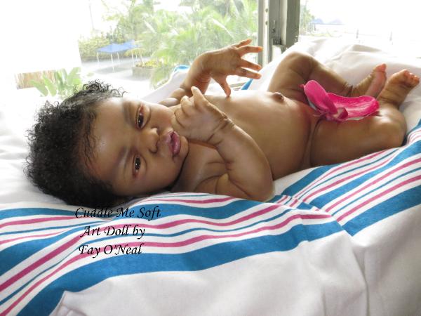 AA / Ethnic Reborn Baby Girl for sale - Esme by Laura Lee Eagles