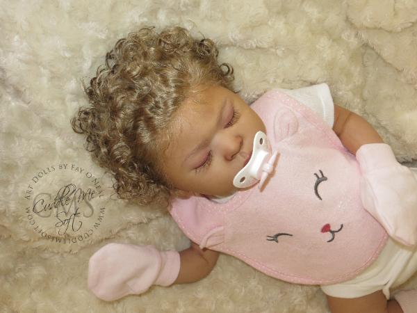 Lifelike Biracial Reborn Baby Girl for sale