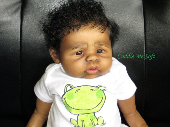 black collectible doll