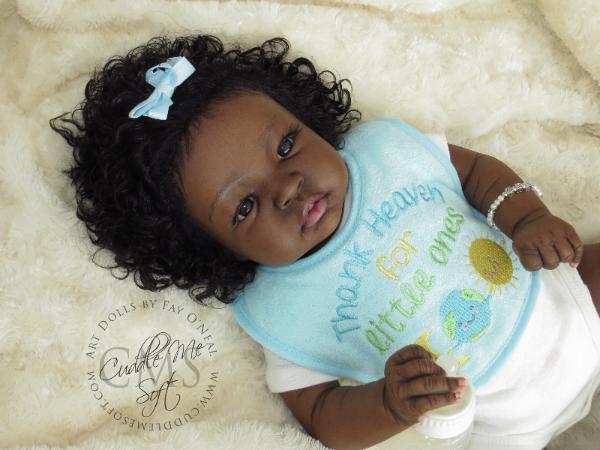 AA / Ethnic Reborn Baby Girl For Sale 