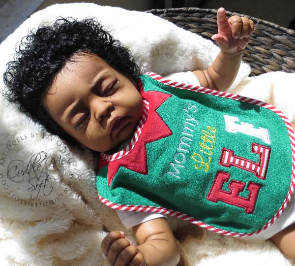 AA / Ethnic Reborn Baby Boy for sale Cozy by Linda Smith