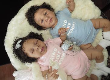 Biracial Reborn Twins 