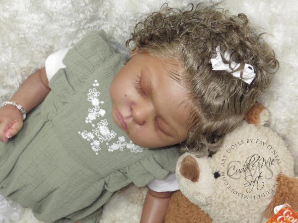 Biracial Reborn Baby Girl For Sale