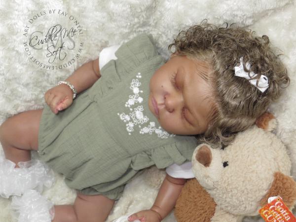 Biracial Reborn Baby Girl For Sale