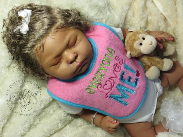 Biracial Reborn Baby Girl For Sale