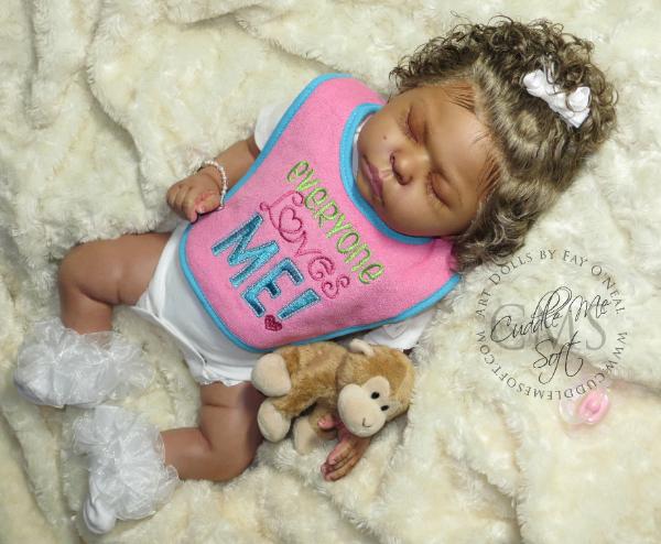 Biracial Reborn Baby Girl For Sale