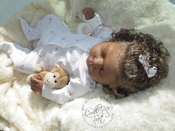 Biracial Reborn Baby Girl For Adoption