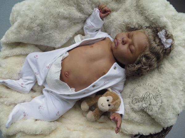 Biracial Reborn Baby Girl For Sale