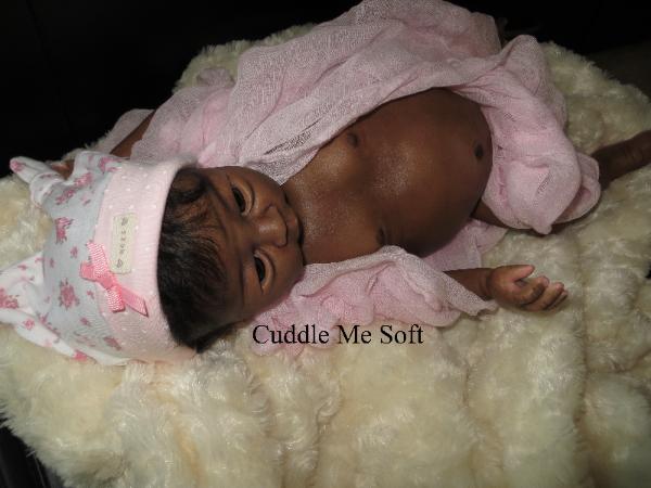 AA / Ethnic Reborn Baby Girl For Sale Clara Kit by Toby Morgan