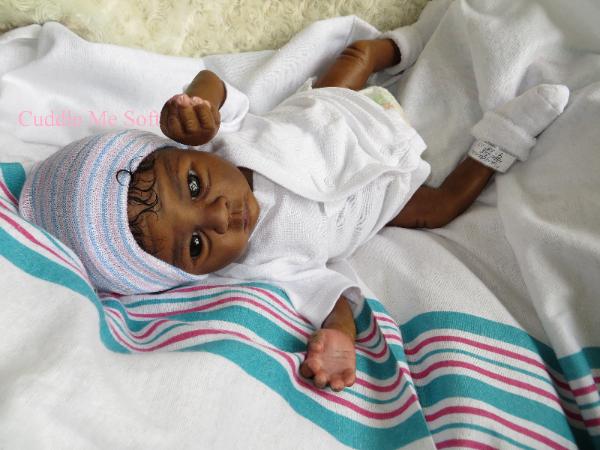 AA / Ethnic Reborn Baby Girl For Sale Clara Kit by Toby Morgan