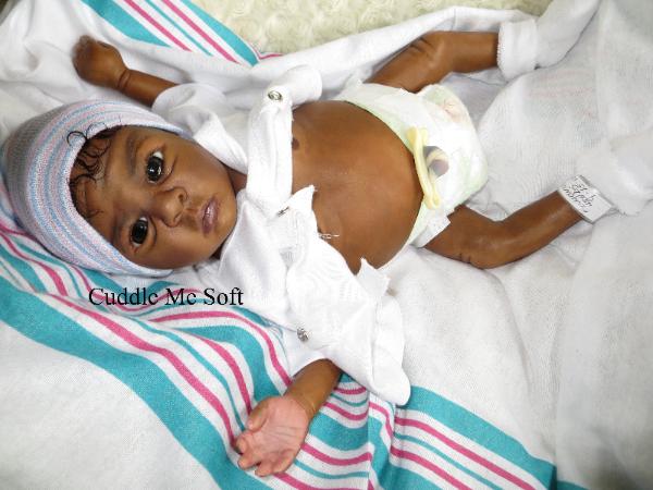 AA / Ethnic Reborn Baby Girl For Sale Clara Kit by Toby Morgan