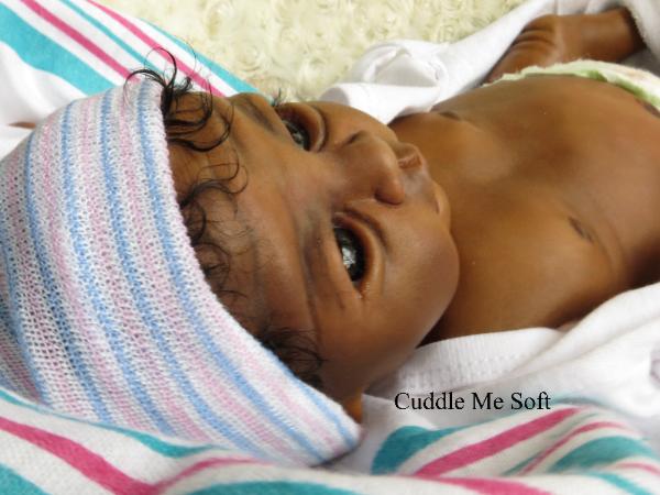 AA / Ethnic Reborn Baby Girl For Sale Clara Kit by Toby Morgan