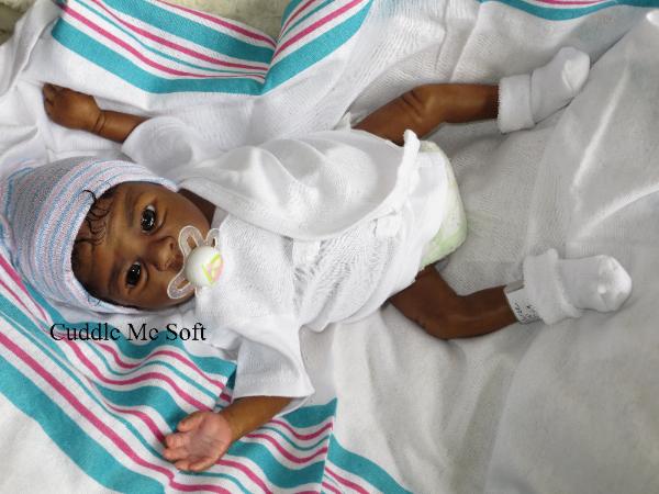AA / Ethnic Reborn Baby Girl For Sale Clara Kit by Toby Morgan