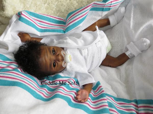 AA / Ethnic Reborn Baby Girl For Sale Clara Kit by Toby Morgan