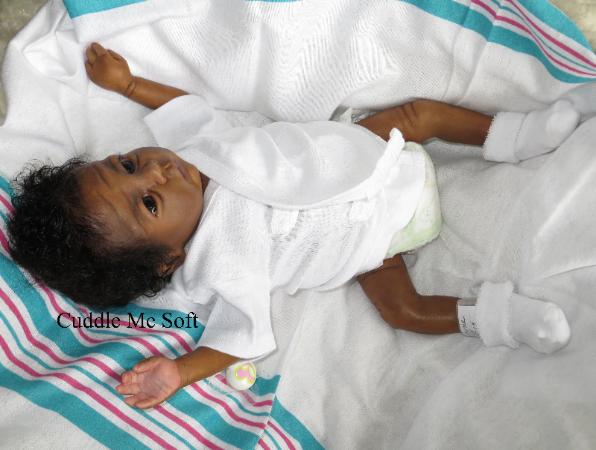 AA / Ethnic Reborn Baby Girl For Sale Clara Kit by Toby Morgan