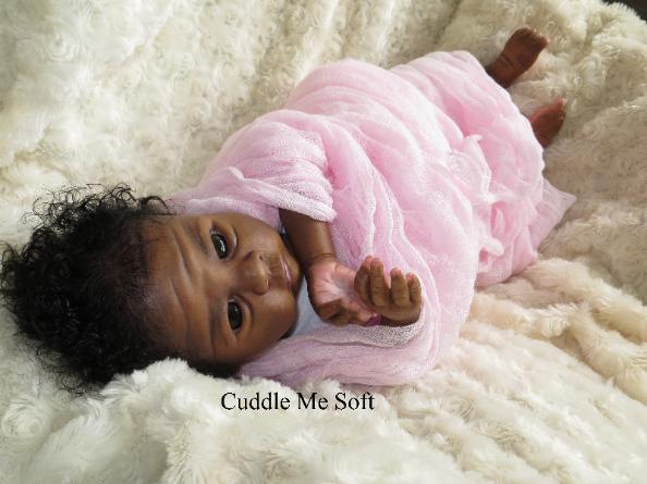 AA / Ethnic Reborn Baby Girl For Sale Clara Kit by Toby Morgan