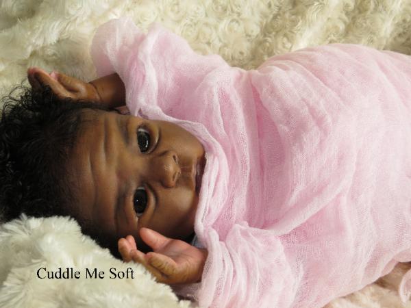 AA / Ethnic Reborn Baby Girl For Sale Clara Kit by Toby Morgan
