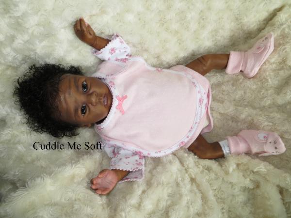 AA / Ethnic Reborn Baby Girl For Sale Clara Kit by Toby Morgan