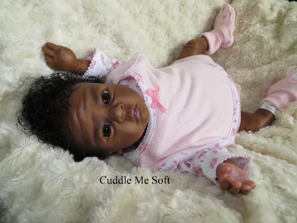AA / Ethnic Reborn Baby Girl For Sale Clara Kit by Toby Morgan