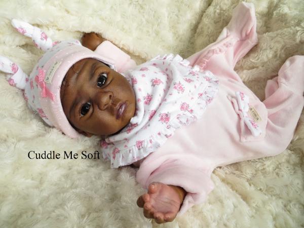 AA / Ethnic Reborn Baby Girl For Sale Clara Kit by Toby Morgan