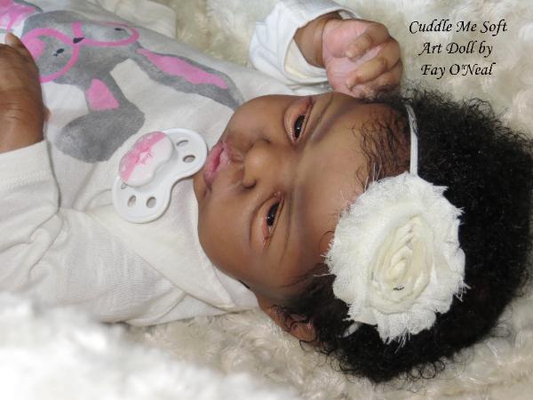 AA / Ethnic Reborn Baby Girl for sale - Esme by Laura Lee Eagles