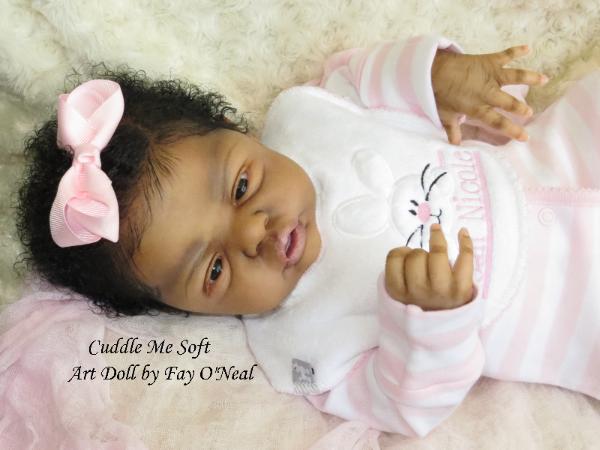 AA / Ethnic Reborn Baby Girl for sale - Esme by Laura Lee Eagles