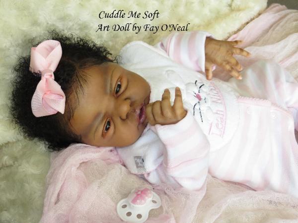 AA / Ethnic Reborn Baby Girl for sale - Esme by Laura Lee Eagles