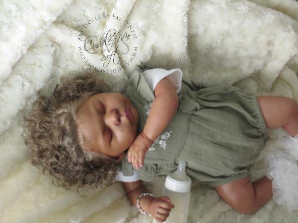 Biracial Reborn Baby Girl For adoption
