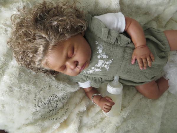 Biracial Reborn Baby Girl For adoption