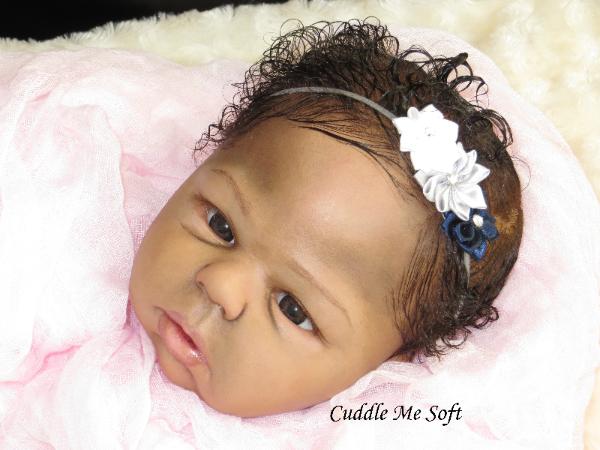 Lifelike AA / Ethnic Reborn Baby Girl for sale 