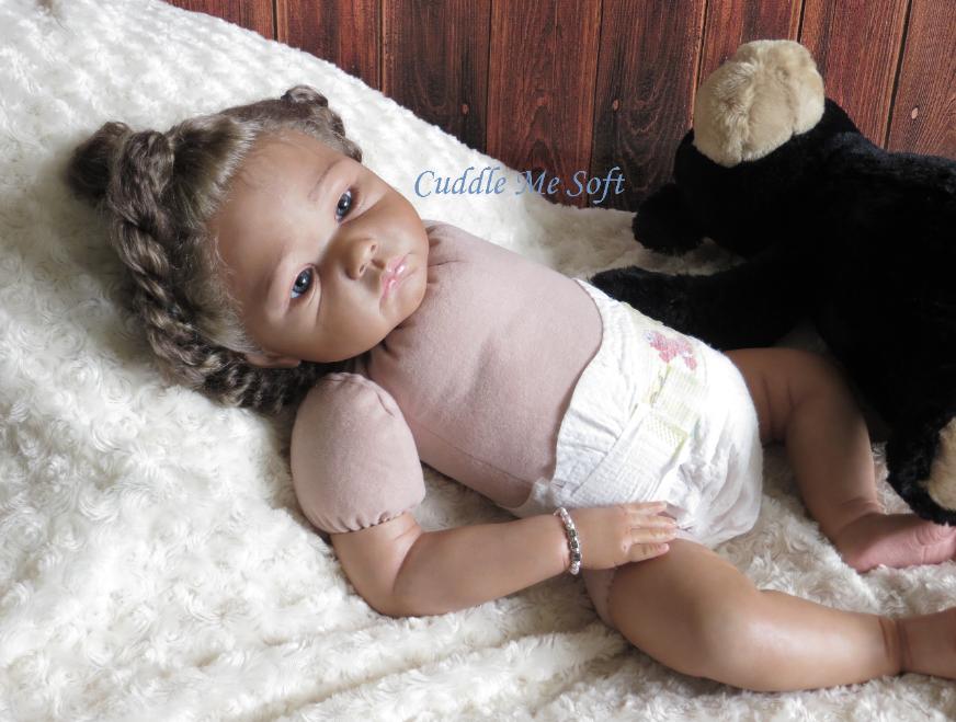 Biracial Reborn Baby Girl for sale - Analisa by Maribel Villanova