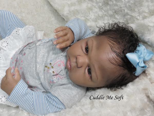 Lifelike AA / Ethnic Reborn Baby Girl for sale 