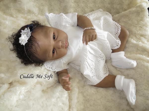 Lifelike AA / Ethnic Reborn Baby Girl for sale 