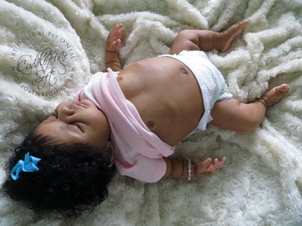 AA / Ethnic Reborn Baby Girl for sale - Avery by Denise Pratt