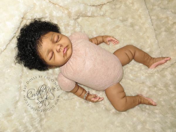 AA / Ethnic Reborn Baby Girl for sale - Avery by Denise Pratt