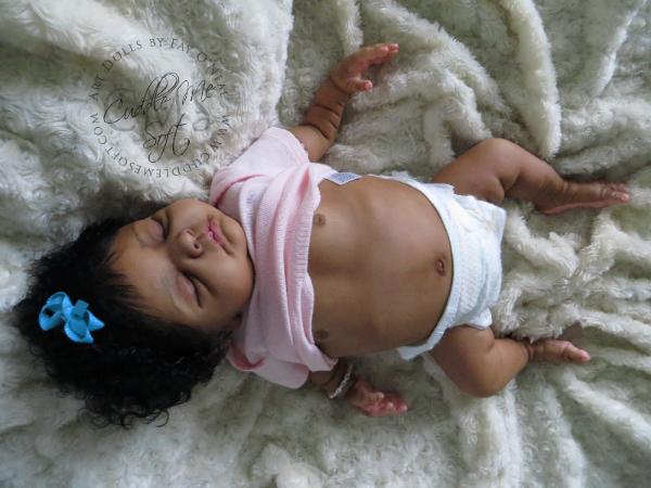 AA / Ethnic Reborn Baby Girl for sale - Avery by Denise Pratt