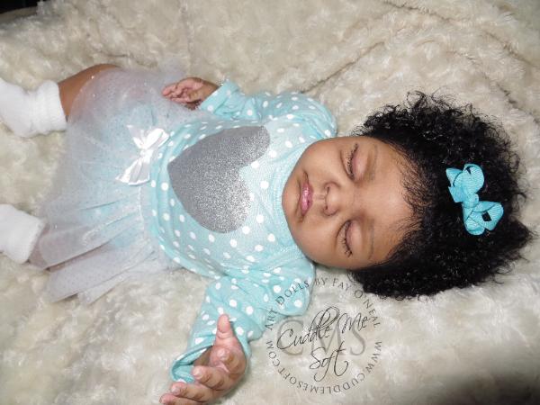 AA / Ethnic Reborn Baby Girl for sale - Avery by Denise Pratt