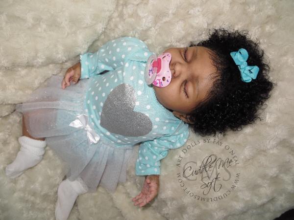 AA / Ethnic Reborn Baby Girl for sale - Avery by Denise Pratt