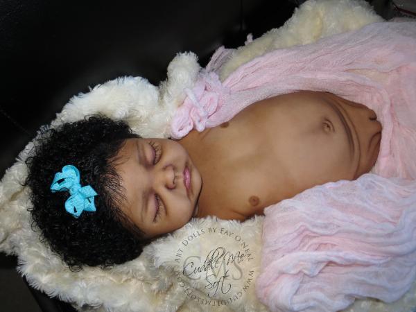 AA / Ethnic Reborn Baby Girl for sale - Avery by Denise Pratt