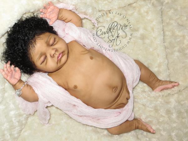 AA / Ethnic Reborn Baby Girl for sale - Avery by Denise Pratt