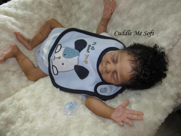 Lifelike Ethnic / AA Reborn Baby Boy for sale