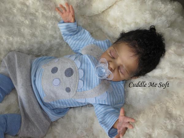 Lifelike Ethnic / AA Reborn Baby Boy for sale