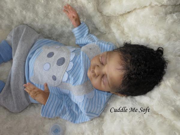 Lifelike Ethnic / AA Reborn Baby Boy for sale