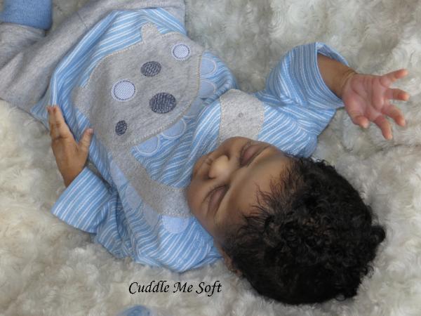 Lifelike Ethnic / AA Reborn Baby Boy for sale